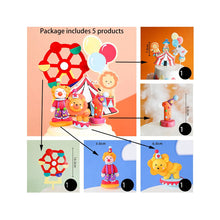 Load image into Gallery viewer, Circus Soft Theme Birthday Cake Toppers - Ailime Designs