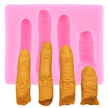 Load image into Gallery viewer, Funny Halloween Finger Silicone Molds - Ailime Designs