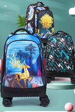 Load image into Gallery viewer, Children Trolley Luggage Schoo Bags - Ailime Designsl