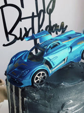 Load image into Gallery viewer, Cool Sports Car &amp; Text Cake Toppers - Ailime Designs