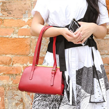 Load image into Gallery viewer, Genuine Red Leather Luxury Handbags - Ailime Designs