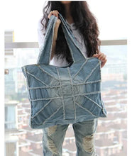 Load image into Gallery viewer, Blue Demin Street Style Handbag Accessories - Ailime Designs