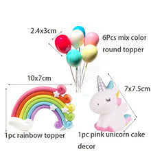 Load image into Gallery viewer, Ailime Designs -  Decorative Unicorn Cake Toppers