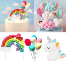 Load image into Gallery viewer, Ailime Designs -  Decorative Unicorn Cake Toppers