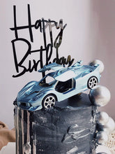 Load image into Gallery viewer, Cool Sports Car &amp; Text Cake Toppers - Ailime Designs