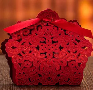 Chic 10pc Lace Purse Design Candy Gift  Boxes - Ailime Designs