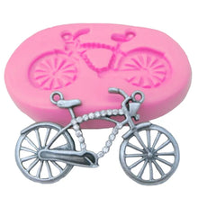 Load image into Gallery viewer, Bicycle Shape 3D Silicone Mold - Ailime Designs