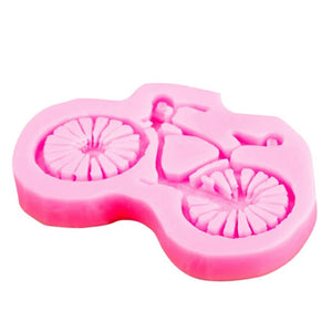 Bicycle Shape 3D Silicone Mold - Ailime Designs