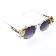 Load image into Gallery viewer, Baroque Design Rhinestone Sunglasses - Ailime Designs