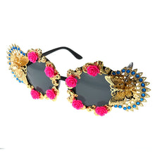 Load image into Gallery viewer, Baroque Crystal Fashion Sunglasses - Ailime Designs