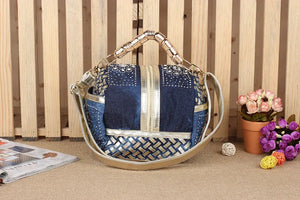 High Street Denim Style Handbags - Ailime Designs