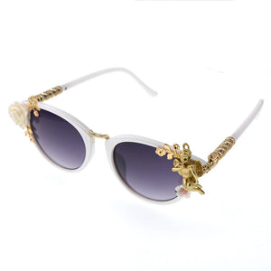 Baroque Design Rhinestone Sunglasses - Ailime Designs