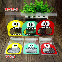 Load image into Gallery viewer, Cute Funny 50Pcs Big Mouth Monster PVC Gift Bags - Ailime Designs