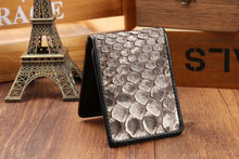 Load image into Gallery viewer, Genuine Python Leather Skin Wallets - Ailime Designs