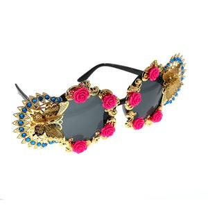 Baroque Crystal Fashion Sunglasses - Ailime Designs