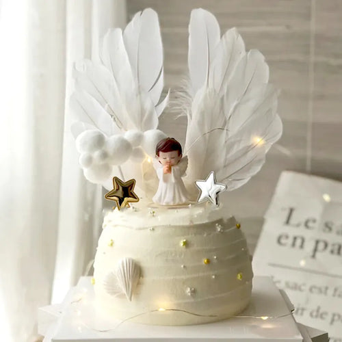 Angel Feather Wings Toppers - Ailime Designs