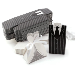 Bridal Die-cut 20/30pcs Bride & Groom Gift Boxes - Ailime Designs