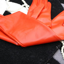 Load image into Gallery viewer, Orange Women&#39;s Stylish Opera Design Leather Gloves - Ailime Designs