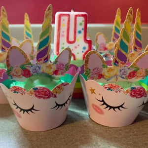 Ailime Designs -  Decorative Unicorn Cake Toppers