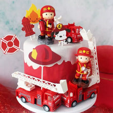 Load image into Gallery viewer, Fireman Cake Toppers For Kids Birthday- Ailime Designs