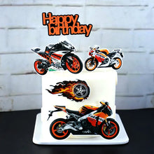 Load image into Gallery viewer, Ailime Designs -  Motor Bike Decorative Cake Toppers