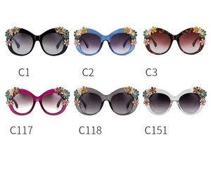 Chic Flower Design Sunglasses - Ailime Designs