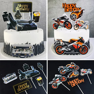 Ailime Designs -  Motor Bike Decorative Cake Toppers