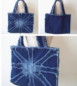 Blue Demin Street Style Handbag Accessories - Ailime Designs