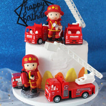 Load image into Gallery viewer, Fireman Cake Toppers For Kids Birthday- Ailime Designs