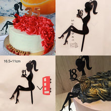 Load image into Gallery viewer, Glitter Dress &amp; Heels Girl Toppers - Ailime Designs