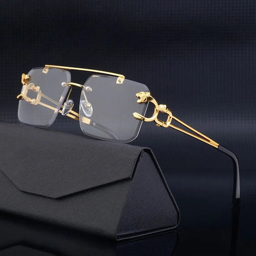 Alloy Frame Design Hollow-cut Sunglasses - Ailime Designs