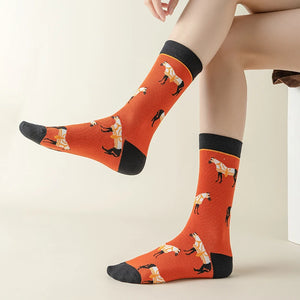 Breathable Conversational Design Women Printed Socks - Ailime Designs