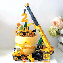 Load image into Gallery viewer, Construction Truck Toys Cake Toppers - Ailime Designs