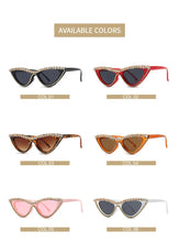 Load image into Gallery viewer, Crystal Fashion Sunglasses - Ailime Designs