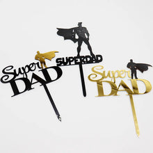 Load image into Gallery viewer, Ailime Designs -  Decorative Super Dad Cake Toppers