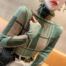 Load image into Gallery viewer, Autumn Winter Plaid Sweaters For Women - Ailime Designs