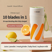 Load image into Gallery viewer, 10-Leaf Steel Portable Electric Blenders - Ailime Designs