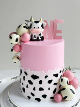 Load image into Gallery viewer, Cow Theme Cake Toppers - Ailime Designs