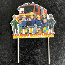 Load image into Gallery viewer, Cool Kids Fire Fighter Cake Toppers - Ailime Designs