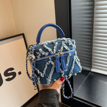 Load image into Gallery viewer, Blue Demin Street Style Handbag Accessories - Ailime Designs