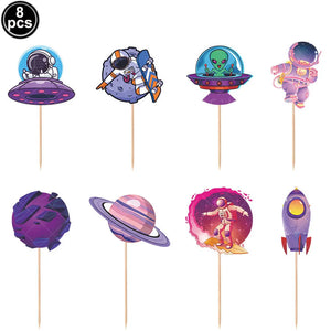 Ailime Designs -  Decorative Planets Cake Toppers