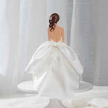 Load image into Gallery viewer, Bridal Girl White Dress Cake Topper - Ailime Designs