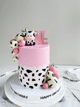 Load image into Gallery viewer, Cow Theme Cake Toppers - Ailime Designs