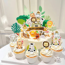 Load image into Gallery viewer, Children&#39;s Safari Theme Cupcake Toppers - Ailime Designs