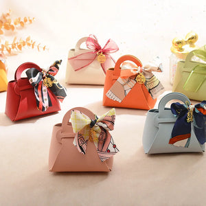 Chic Design 5PCS Mini Leather Purse Gift Bags - Ailime Designs