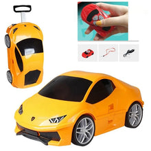 Load image into Gallery viewer, Kids Red Sports Car Design Remote Control Luggage - Ailime Designs