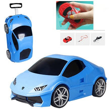 Load image into Gallery viewer, Kids Red Sports Car Design Remote Control Luggage - Ailime Designs