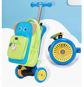 Cool Kids Animal Print Design Trolley Luggage - Ailime Designs