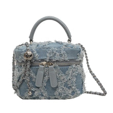 Load image into Gallery viewer, Blue Demin Street Style Handbag Accessories - Ailime Designs