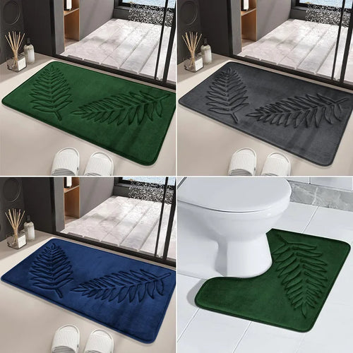 Absorbent Bathroom Floor Mats -Ailime Designs